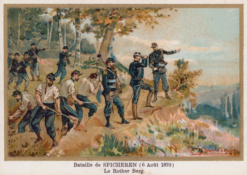 Slaget ved Spicheren, , Forsvaret af Rother-Berg af French School