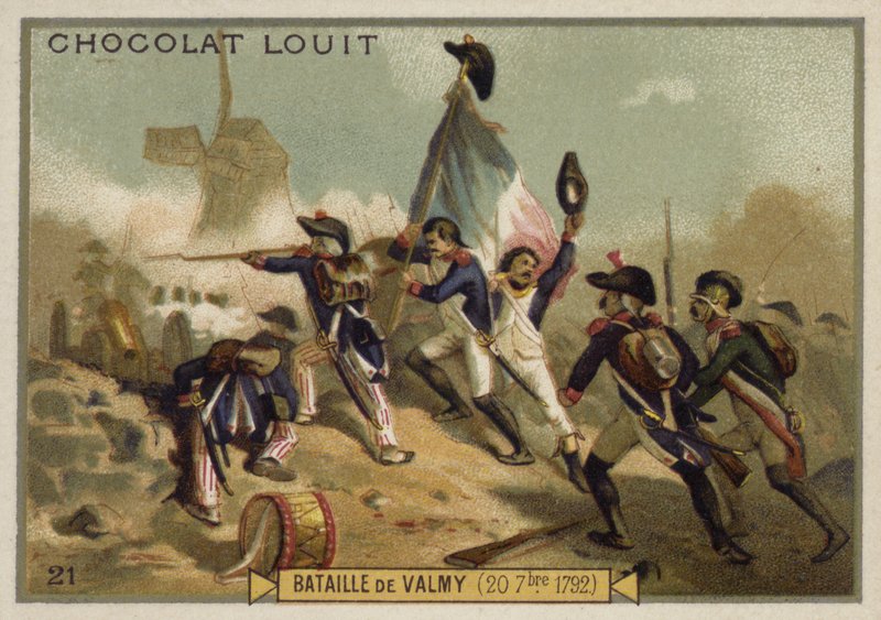 Slaget ved Valmy, Frankrig, 20. september 1792 af French School