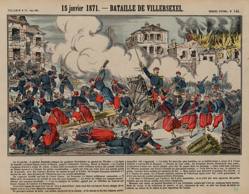 Slaget ved Villersexel, fransk-preussisk krig af French School