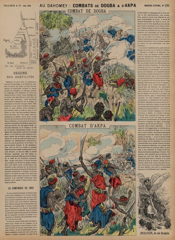 Battles of Dogba and Akpa, Dahomey, Second Franco-Dahomean War, 1892dani af French School