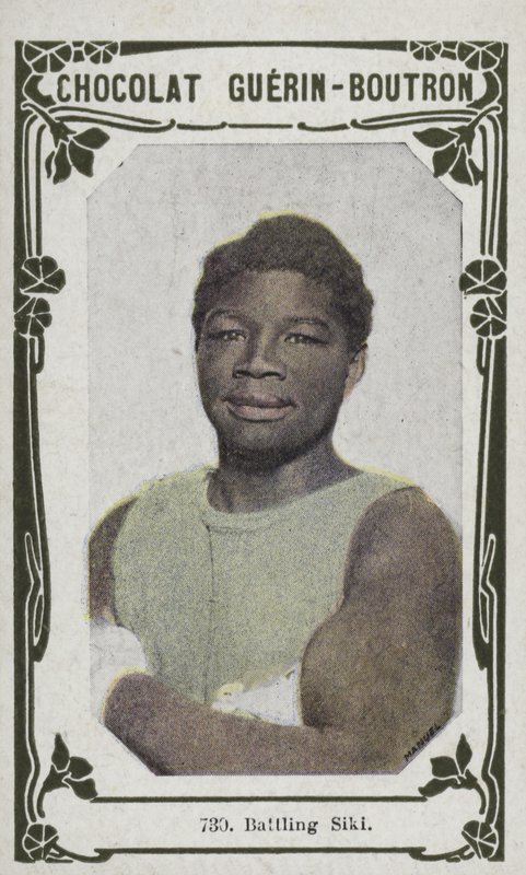 Battling Siki (farvet foto) af French School