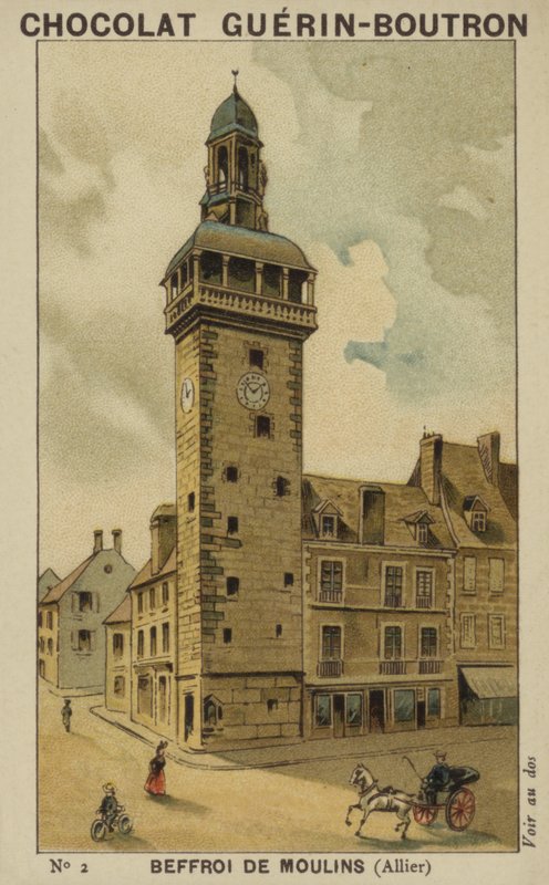 Klokketårn i Moulins, Allier af French School