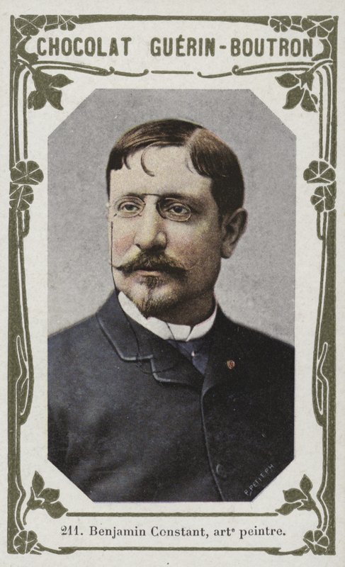 Benjamin Constant, maler (farvet foto) af French School