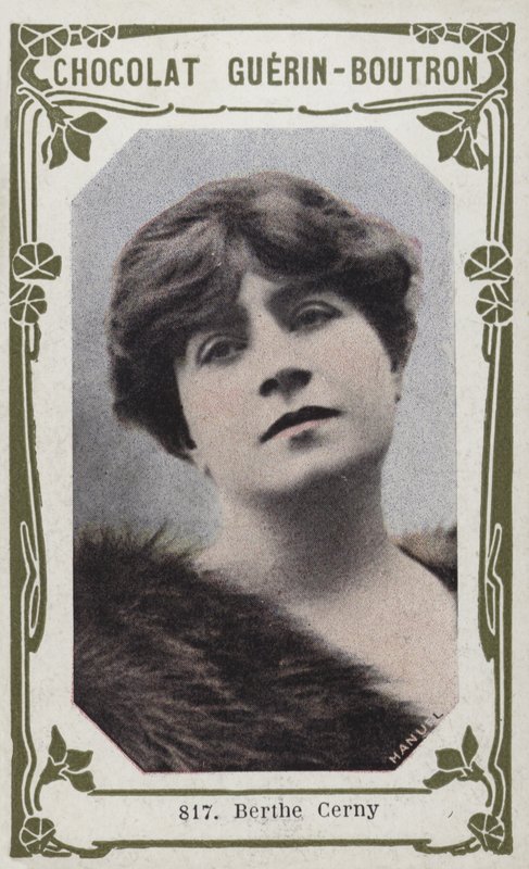 Berthe Cerny (farvet foto) af French School