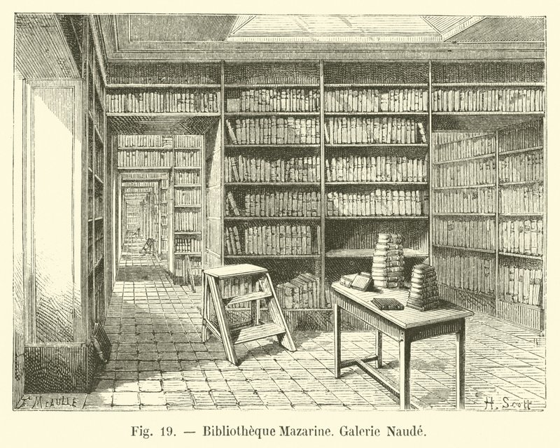 Mazarine Bibliotek, Naude Galleri af French School