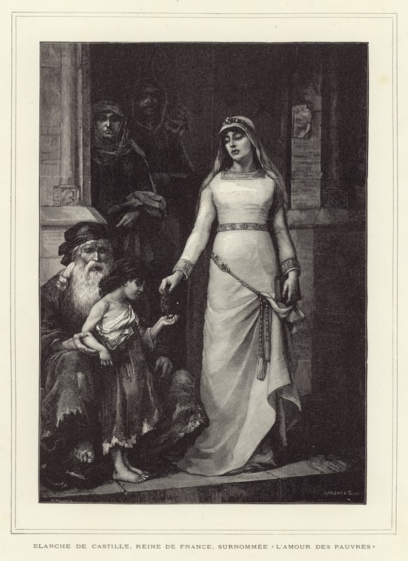 Blanche af Castille, Dronningkonsort af Ludvig VIII af Frankrig og mor til Ludvig IX af French School