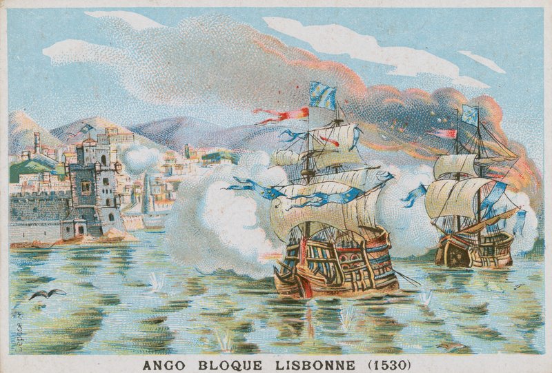 Blokade af Lissabon af Jean Ango, 1530 af French School