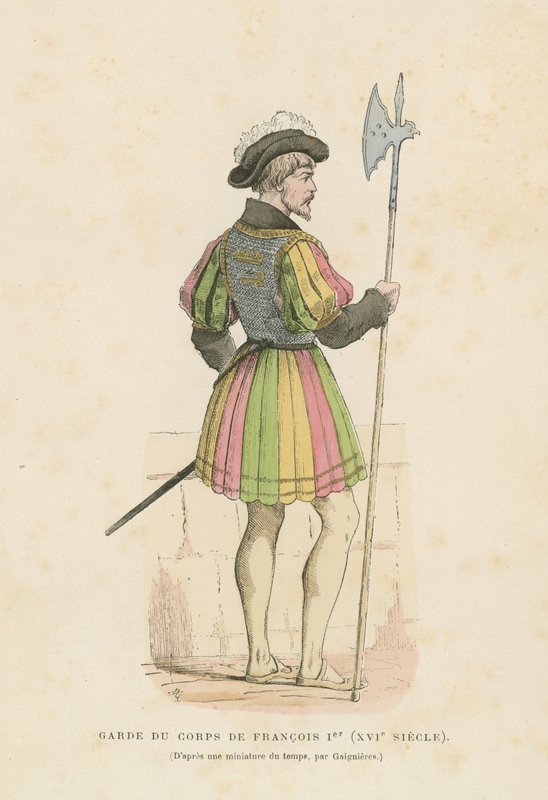 Bodyguard of Francis I of France  af French School
