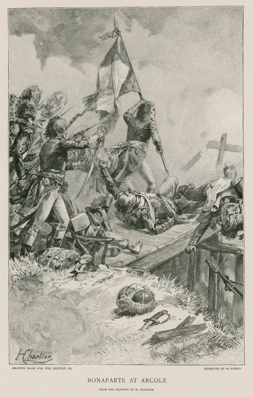 Bonaparte ved Arcole af French School