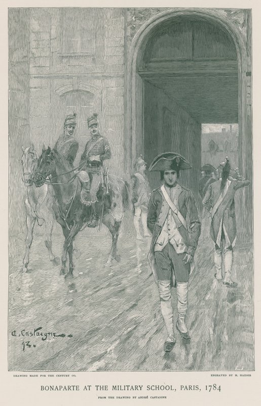 Bonaparte på Militærskolen af French School