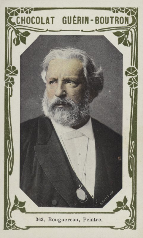 Bouguereau, maler (farvet foto) af French School