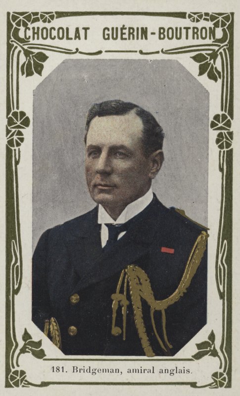 Bridgeman, britisk admiral (farvet foto) af French School