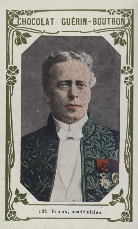 Brieux, academicien (farvet foto) af French School