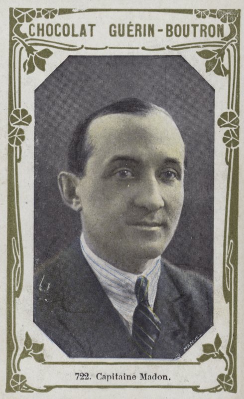 Capitaine Madon (farvet foto) af French School