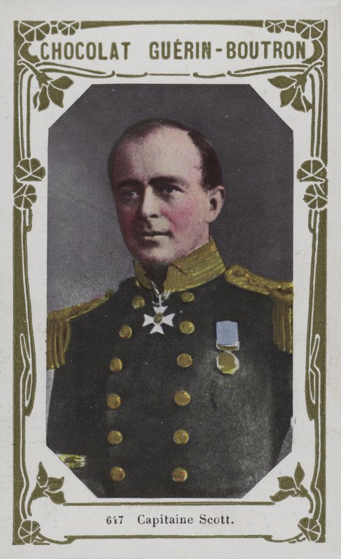 Capitaine Scott (farvet foto) af French School