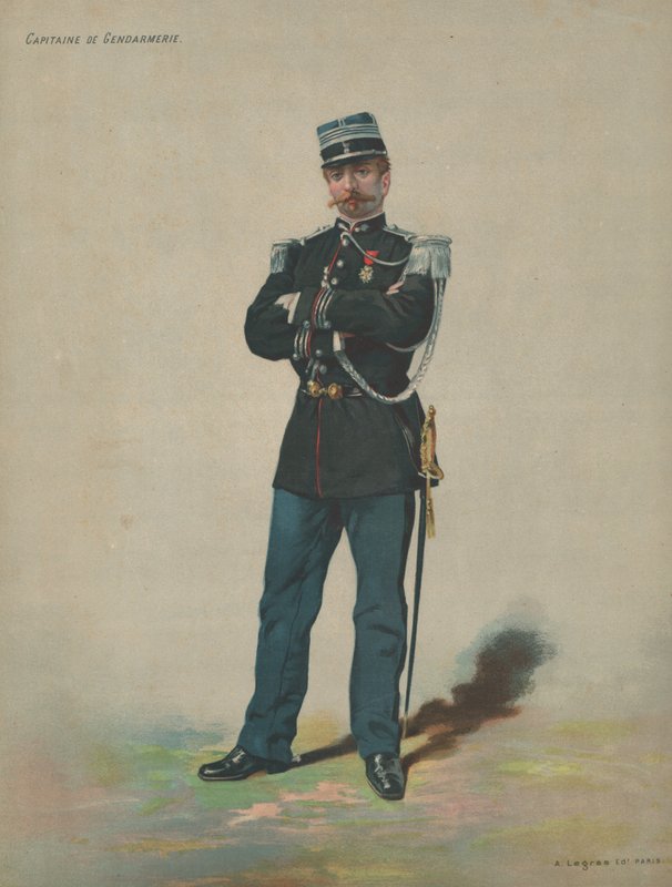 Kaptajn for Gendarmeriet af French School