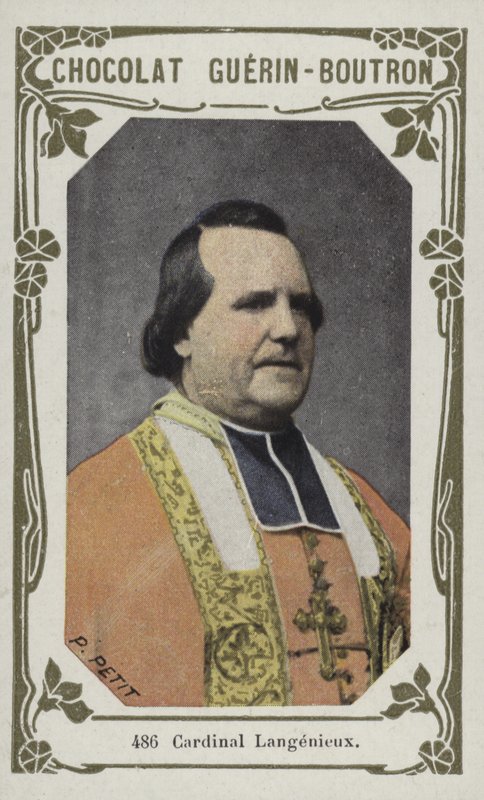 Kardinal Langenieux (farvet foto) af French School