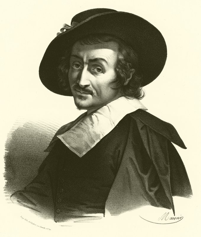 Carlo Dolci, portræt (gravering) af French School