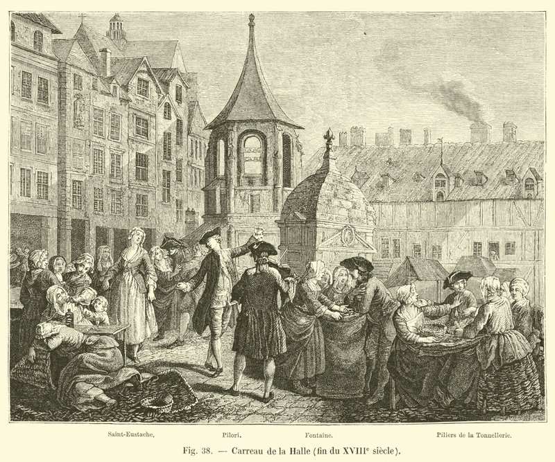 Tegl af Halle, slutningen af ​​1700-tallet af French School