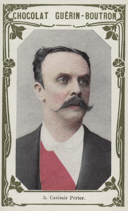 Casimir Perier (farvet foto) af French School