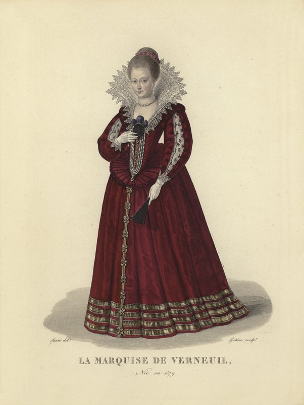 Catherine Henriette de Balzac dEntragues, Marquise de Verneuil, elskerinde til kong Henrik IV af Frankrig af French School