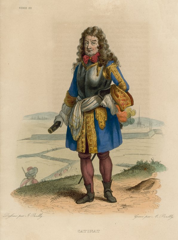 Catinat (farvet gravering) af French School