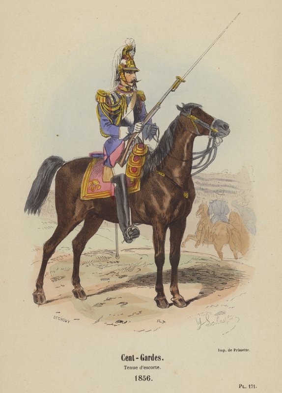 Cent-Gardes, Escort outfit af French School
