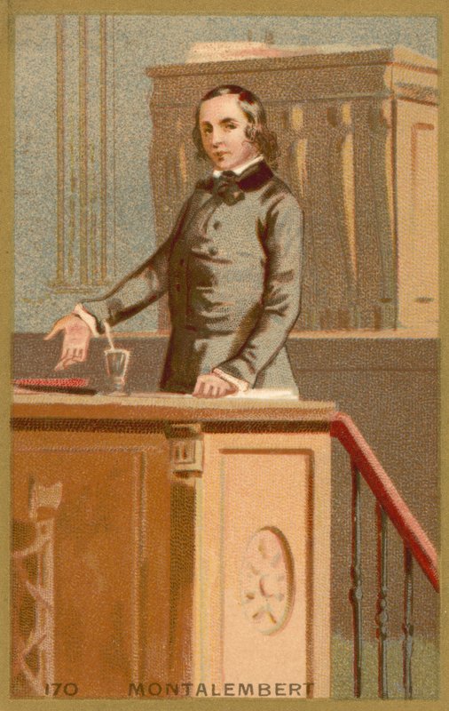 Charles Forbes Rene de Montalembert, fransk historiker af French School