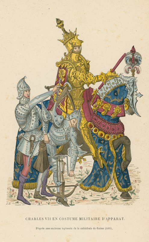 Charles VII of France  af French School