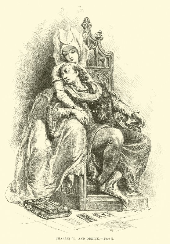 Karl VI og Odette af French School
