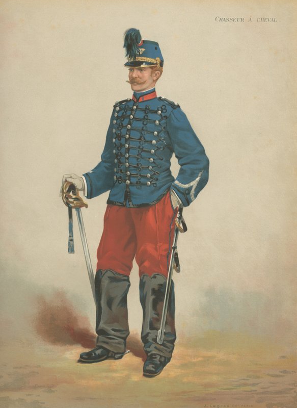 Jæger til hest af French School