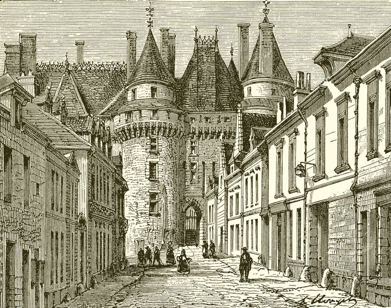 Chateau Langeais af French School