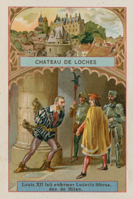 Slottet i Loches af French School
