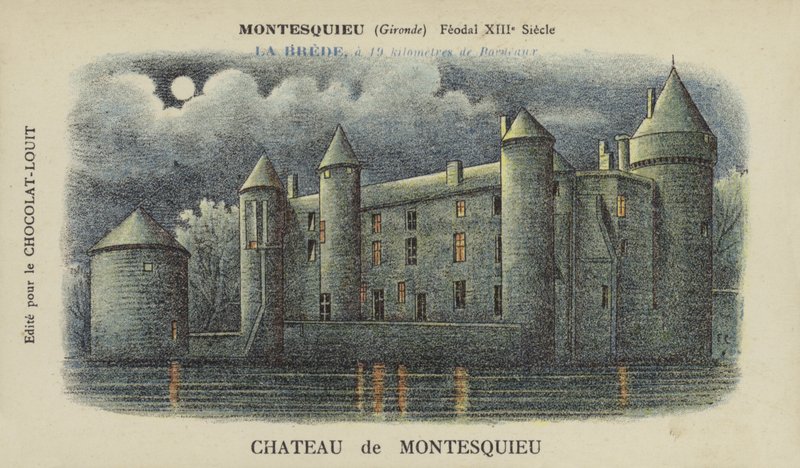 Chateau de Montesquieu, Montesquieu, Gironde af French School