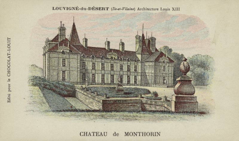 Slottet Monthorin, Louvigne-du-Desert, Ille-et-Vilaine af French School