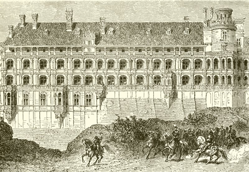 Blois Slot af French School