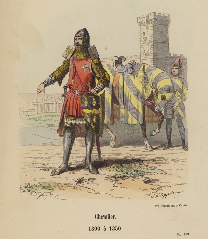 Chevalier af French School