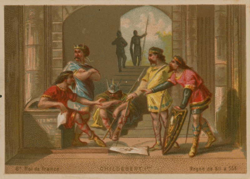 Childebert I, konge af Frankrig (c 496-558) af French School