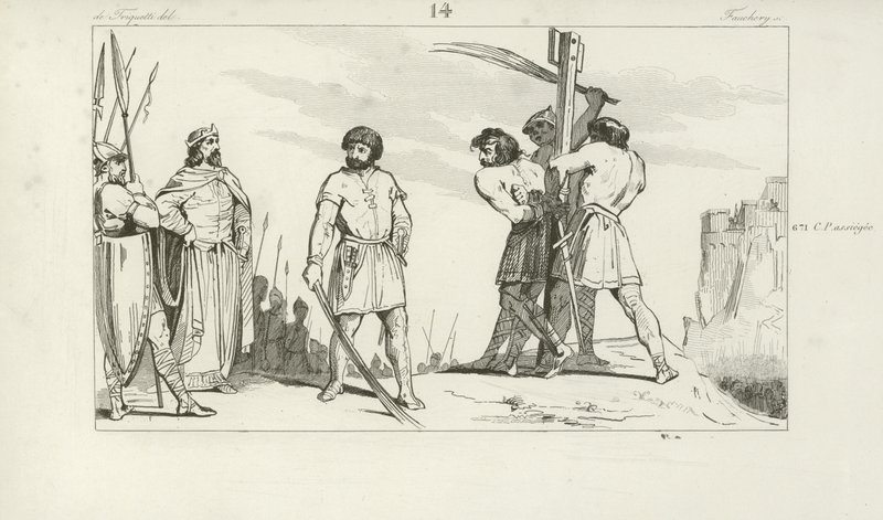 Childeric II, King of the Franks  af French School