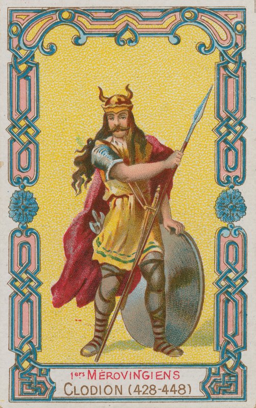 Chlodio, Merovingerkonge af Frankrig fra 428-448 af French School
