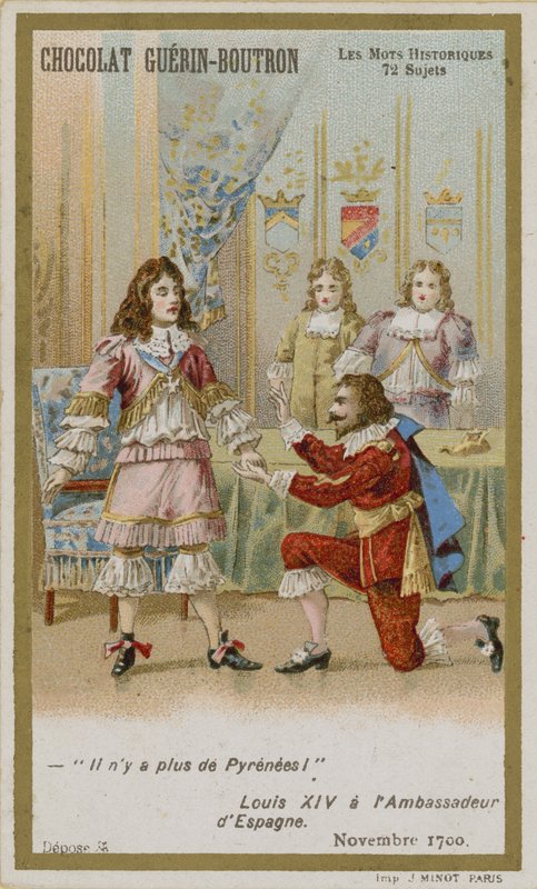 Chocolat Guerin-Boutron byttekort, Historic Words-serien af French School