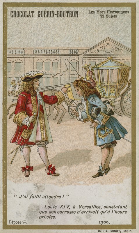 Chocolat Guerin-Boutron byttekort, Historic Words-serien af French School