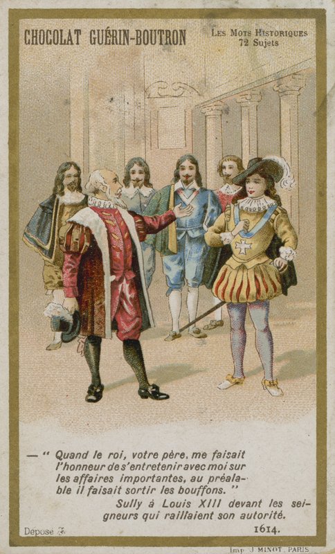 Chocolat Guerin-Boutron byttekort, Historic Words-serien af French School