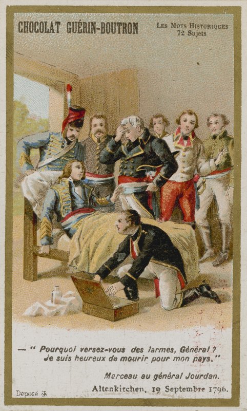 Chocolat Guerin-Boutron byttekort, Historic Words-serien af French School