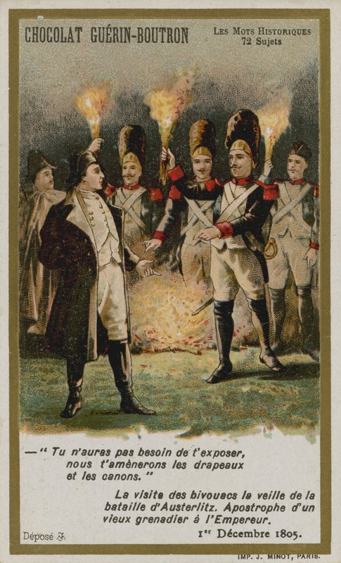 Chocolat Guerin-Boutron byttekort, Historic Words-serien af French School