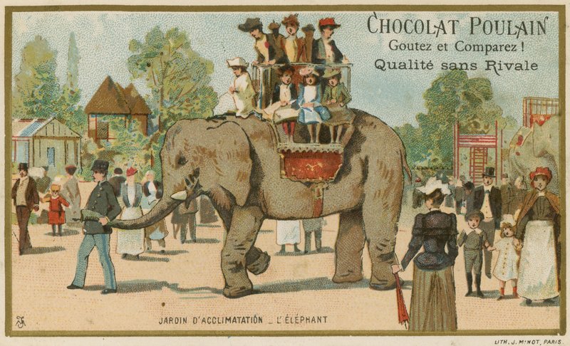 Poulain chokolade byttekort af French School