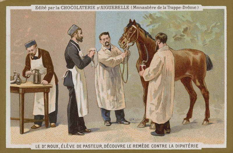 Chocolat dAiguebelle handelskort af French School