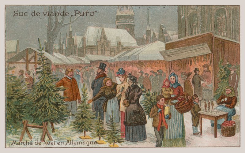 julemarked i Tyskland af French School