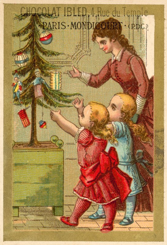 Julescene af French School