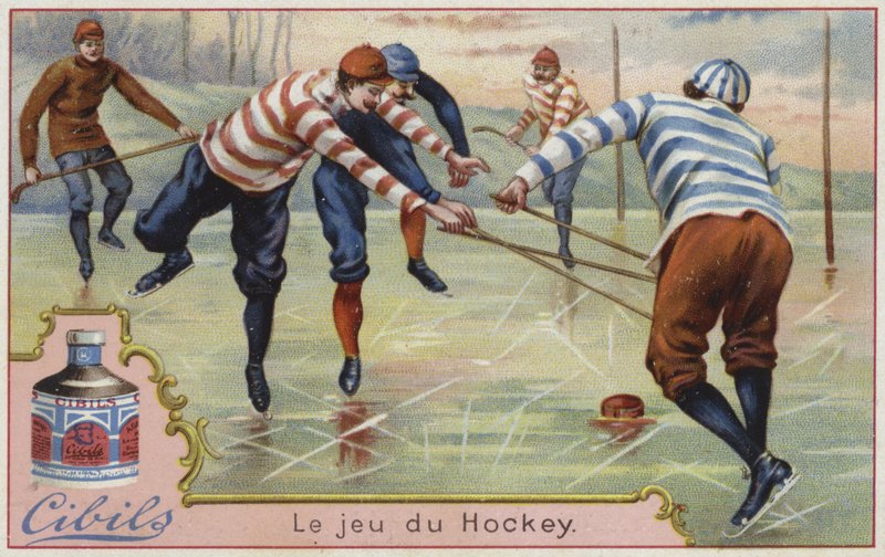 Cibils-kort med ishockey af French School